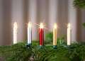 12 kabellose Weihnachtskerzen Christbaumkerzen Weihnachtsbaumbeleuchtung Kerzen