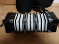 Concertina (anglo, 20-Knopf) Scarlatti mit Gigbag, gebraucht, sehr gut, VIDEO