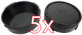 5 X Objektiv Rückdeckel für Canon FD Bajonett Rear Lens Cap Deckel