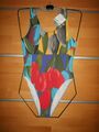 AEROBIC CARITE BODY TURNANZUG NEU GR M 40/42 FITNESSBODY LEOTARD OLDSCHOOL