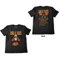 Guns N' Rosen - Unisex T-Shirt - UK Tour '87 - Schwarz Baumwolle