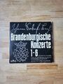 DLP Johann Sebastian Bach "Brandenburgische Konzerte 1-6" Würtembergisches Kamm.