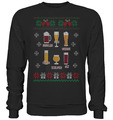Ugly Christmas Sweatshirt Bier Weihnachten Sweater Pullover Heiligabend xmas