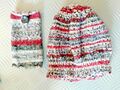 Handgestrickt Set ! Mütze Boshi Beanie & Handysocke Gr. M  58 - schwarz weiß rot