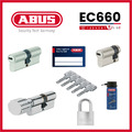 ABUS EC660 Türzylinder Türschloss gleichschließend und 5 Schlüssel