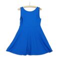 H&M Kleid Gr. M Damen Blau Freizeit Oberteil Rückenausschnitt Sommer Minikleid