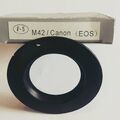 M42 Objektiv Adapter passend für Canon EOS 550D 500D 450D 5D 7D 600D 650D 60D