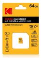 KODAK microSD Karte Speicherkarte 64GB