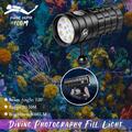 Unterwasser 100M Taschenlampe Tauchen Licht Fotografie Video Scuba Fackel Lampe