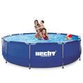 Swimmingpool Steel Frame 300 x 76 cm Schwimm Becken Garten Pool Folie Stahl Rohr