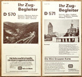 Bundesbahn - Fahrplan - Ihr Zug-Begleiter D/E 570/571 Konstanz - Hannover 76/78