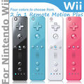 Für ORIGINAL Nintendo Wii / Wii U 2 in 1 Remote Motion Plus & Nunchuk Controller