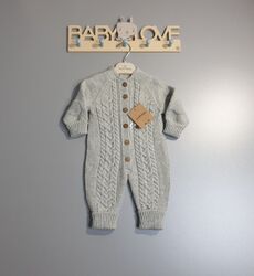 Newborn Baby Jungen Mädchen Strick  Overall Strampler Jumpsuit 56 bis 80 Gr.