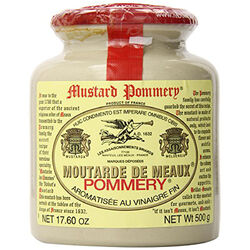 Pommery Moutarde de Meaux französischer Senf körnig im Tontopf 500g