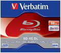 1 Verbatim Rohling Blu-ray BD-RE Dual Layer 50GB 2x Jewelcase