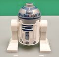 LEGO R2-D2 Minifigur mit flachem silbernen Kopf von Jedi Interceptor Set 75038