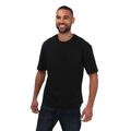 Herren T-Shirt Gant Icon kurzärmelig entspannte Passform Baumwolle in schwarz