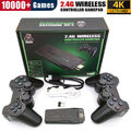 64GB Wireless 4K HD Videospielkonsole Retro 20000+ Spiele TV Stick + 2 Gamepad！