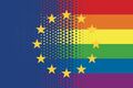 Europride Flagge CSD Europe Flagge Pride Flag Europa LSBTIQ Queer   
