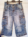 Timezone Herren Jeans 3/4 Cargo Bermuda Shorts Damiro TZ 30 Stone Wash 25-5091