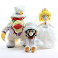 Super Mario Bros Wedding Bowser Princess Peach Plüschtier Spielzeug Stofftier