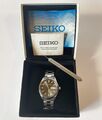 Seiko Herren-Uhr Quarz Analog mit Edelstahlband SUR343P1