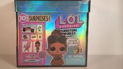 L.O.L Surprise MÖBELSET - enthält 1 LOL PUPPE 10 Überraschungen - NEU
