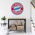 Wandtattoo FC Bayern München Logo ohne Sterne offizielles Lizenzprodukt 