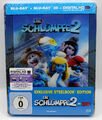 NEU Die Schlümpfe 2 Limited Edition 3D + 2D 4K Lenticular Blu-ray Steelbook
