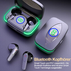 TWS 9D Kopfhörer Bluetooth 5.3 Touch Control In-Ear Ohrhörer Wireless Headset