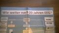 wie weiter nach 20 jahen eeg - in postergröße neuwertig