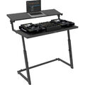 Antoc DJ-Stand DJS-44 - portabler DJ-Tisch mit extra breiter Laptop Ablage