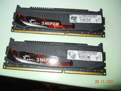 G.SKILL SNIPER F3-14900CL9D-8GBSR - 8 GB (2 X 4GB) DDR3-1866 - PC3-14900
