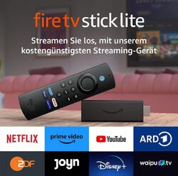 Amazon Fire TV Stick Lite (2. Gen) Streaminggerät ✅HD ✅Schwarz