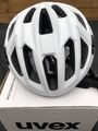 uvex Unisex Race 7 Fahrradhelm. Weiß/schwarz. 55-61 cm.