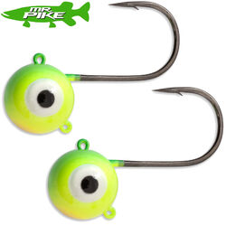 Quantum Mr Pike Fireball Jighead 4/0 - Jighaken für Köderfische, Deadbaitangeln