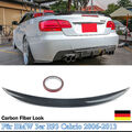 Heckspoiler Carbon Optik passend für BMW 3er E93 Cabrio 06-13 Spoilerlippe ABS
