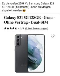 Samsung Galaxy S21+ 5G SM-G996B/DS - 128GB - Phantom Black (Ohne Simlock)