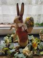 Großer Osterhase Candy Container Masse Befüllen Füll Box XL Hase Vintage 44cm