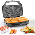 SUPERLES XXL Sandwich-Toaster Sandwichmaker Sandwichtoaster Toast-Make 2er 900W