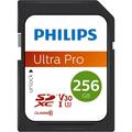 Philips SDXC Card 256GB Class 10 UHS-I U3 V30 A1 SD Karte