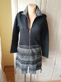 Jaquard Sweatjacke Kurzmantel Mantel von Deernerg Gr. S