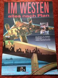 Im Westen alles nach Plan Kinoplakat Poster A1, Hans Peter Clahsen