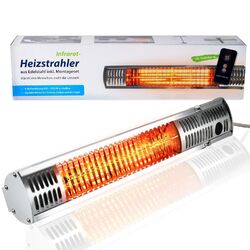 Heizstrahler Infrarot 2000W Terrasse Wärme-Strahler mit Fernbedienung Elektrisch