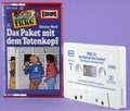 TKKG 4 Das Paket mit dem Totenkopf Hörspiel alte Musik hellblau Europa MC