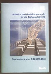 Schreib- und Gestaltungsregeln für die Textverarbeitung : Sonderdruck vo 1727577