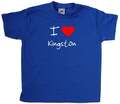 T-Shirt I Love Heart Kingston Kinder