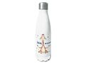 Trinkflasche personalisiert mit Namen Yoga Giraffe Geschenkidee Mädchen & Frauen