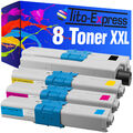 Laser Toner Kartusche PlatinumSerie 8x für OKI C 301 330 332 Epson C 1100 1700 2
