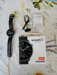 Amazfit GTR Mini, Edelstahlgehäuse mit Sportarmband - Midnight Black...